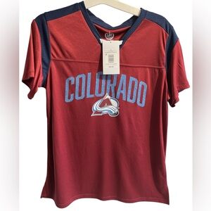 NHL Colorado Avalanche woman’s jersey type shirt